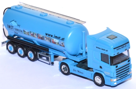 Scania TL Silo-​Sattelzug Melmer (A) IMST - Gurgltal blau