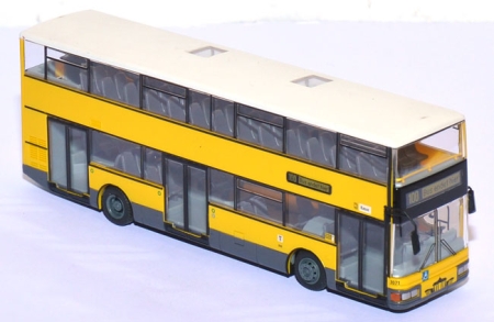 MAN DN 95 Doppelstockbus Berliner Verkehrsbetriebe BVG gelb