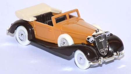 Horch 853 A Cabrio offen senfgelb