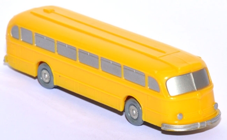 Mercedes-Benz O 6600 H Pullman Bus gelb unverglast
