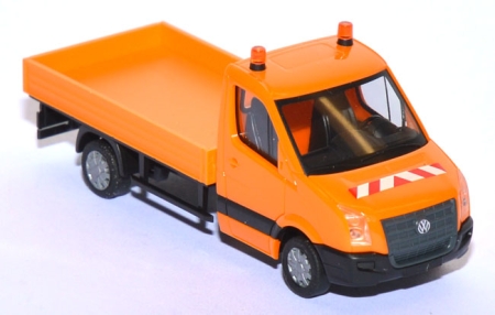 VW Crafter Pritsche Kommunal orange