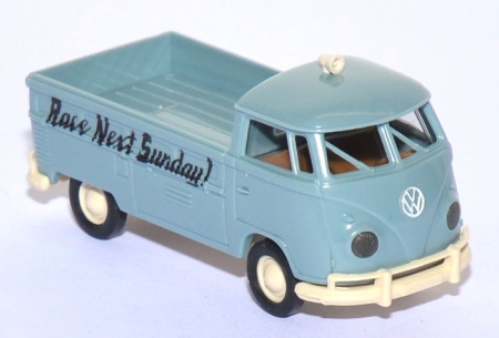 VW T1 Pritsche mit Lautsprecher - Rece Next Sunday! indigoblau