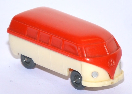 VW T1 Bus unverglast orangerot / cremeweiß