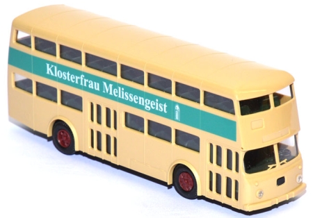 Büssing DE 73t Doppeldeckerbus Berliner Verkehrsbetriebe BVG - Klosterfrau Melissengeist