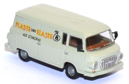 Barkas B 1000 Kastenwagen - Plaste und Elaste aus Schkopau grau