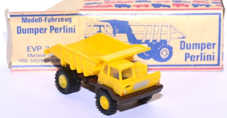 Perlini Dumper T 25 Großraum Muldenkipper gelb