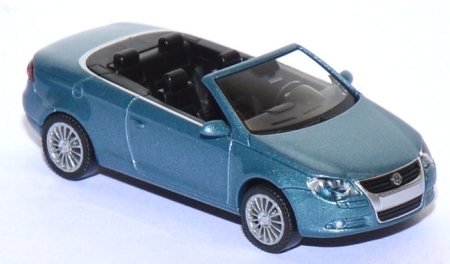 VW Eos Cabriolet offen eisblaumetallic