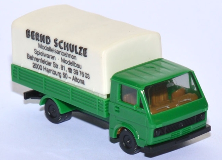 VW LT Pritsche mit Plane Schulze Modelleisenbahnen Hamburg grün