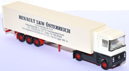 Renault AE 500 Koffersattelzug Renault LKW Österreich weiß