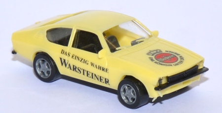 Opel Kadett C Coupé Warsteiner schwefelgelb