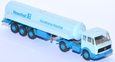 Mercedes-​​​​​Benz NG 1632 S Flüssiggassattelzug Hoechst weißblau