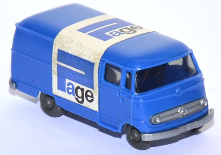 Mercedes-​Benz L 319 Kasten Page ultramarinblau