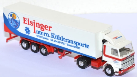 Scania 142 Kühlkoffer-Sattelzug Eisinger Internationale Kühltransporte Elz
