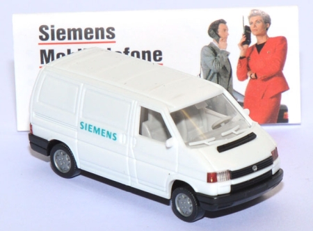 VW T4 Kasten - Siemens Mobiltelefone weiß