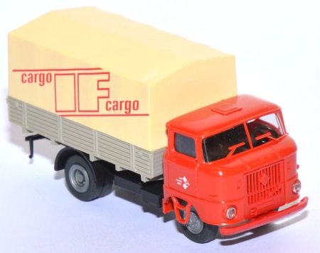 IFA W50 L LKW Pritsche IF Cargo Interflug orange