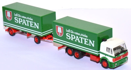 Mercedes-Benz SK 88 Getränkekoffer-Lastzug Spaten München