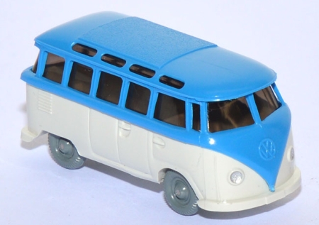 VW T1 Panoramabus Samba himmelblau / altweis