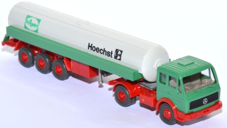 Mercedes-​​​​​Benz NG 1632 S Flüssiggassattelzug Hoechst grün