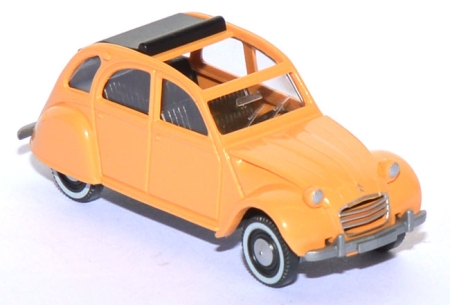 Citroen 2 CV offen pastellgelb