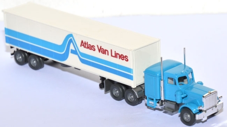 Peterbilt 359 Containersattelzug 40 ft Atlas Van Lines