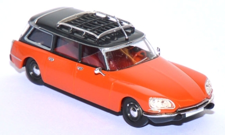 Citroen DS Break mit Dachgepäckträger orange