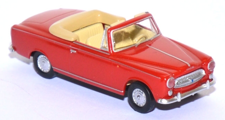 Peugeot 403 Cabrio offen rot