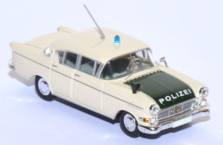 Opel Kapitän P 2.5 Polizei cremeweiß