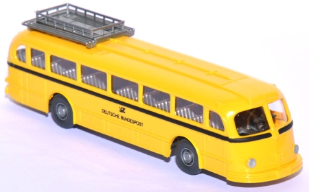 Mercedes-​​​​​​​Benz O 6600 H Pullman Autobus Post gelb