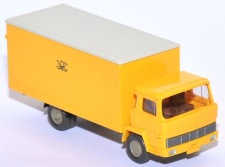 Magirus 100 D 7 F Koffer-​​​LKW Post gelb