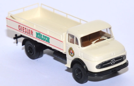 Mercedes-Benz L 322 Bierpritsche Giesler Kölsch weiß