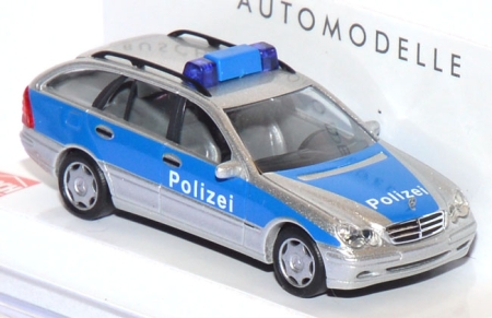 Mercedes-​Benz C-​Klasse T-​Modell (S203) Polizei blau 49156