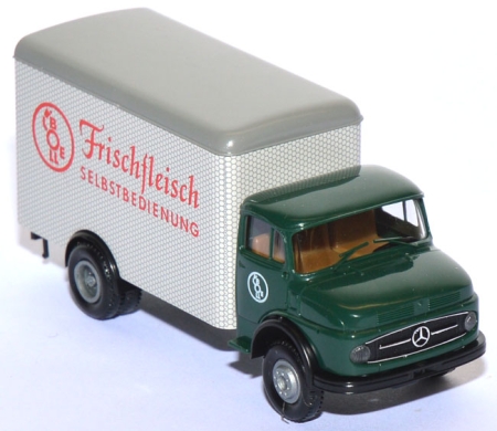 Mercedes-Benz L 322 Koffer-LKW Bolle Frischfleisch grün