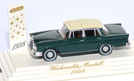 Mercedes-Benz 220 S (W111) - Wiking Weihnachts-Modell dunkelgrün