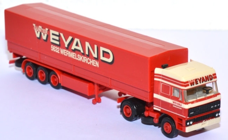 DAF 3300 Pritschensattelzug Weyand Wermelskirchen rot