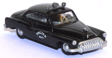 Buick Super 1950 Police Dept. Polizei USA mit Dachleuchte schwarz