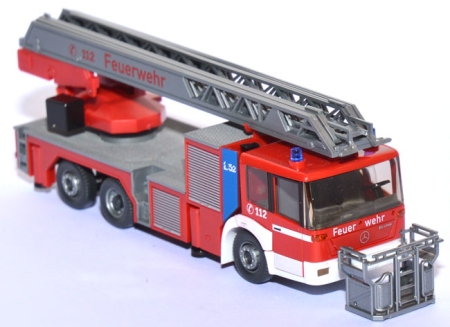 Mercedes-​Benz Econic 1829 LL Drehleiter DLA (K) 23/12 Metz Feuerwehr rot