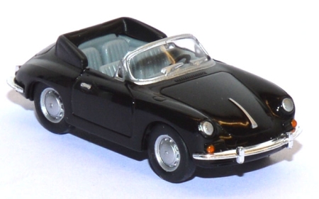 Porsche 356 B Cabrio schwarz