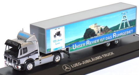 Mercedes-Benz SK 1850 Koffersattelzug Mercedes-Benz Lueg-Jubiläum-Truck 125 Jahre