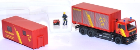 MAN TG-A Abrollcontainer-​​LKW Set mit 2 Containern