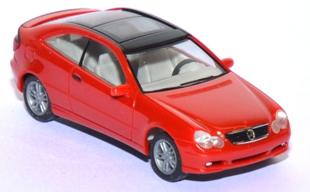 Mercedes-​Benz C-​Klasse Sportcoupé rot