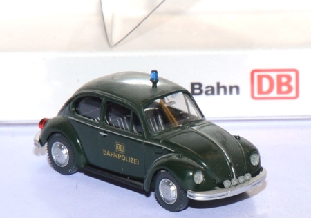 VW Käfer 1303 Bahnpolizei tannengrün