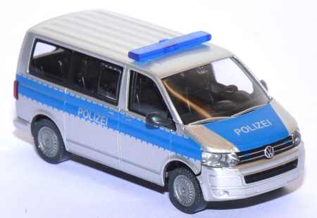 VW T5 GP Multivan Bus Polizei blau