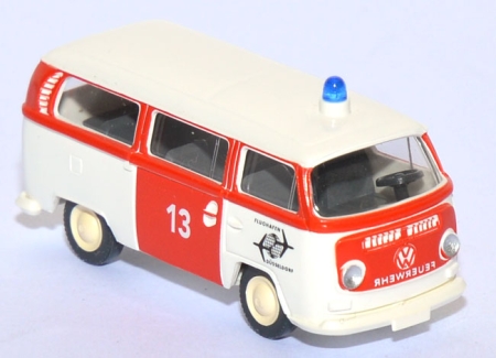 VW T2 Bus KTW Feuerwehr Flughafen Düsseldorf rot