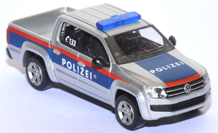 VW Amarok Polizei Wien Österreich kobaltblau