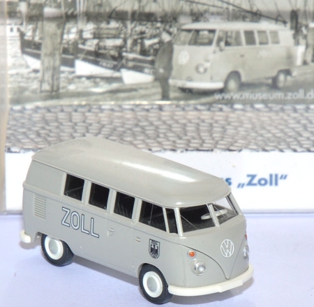 VW T1 Bus Zoll Hamburg achatgrau