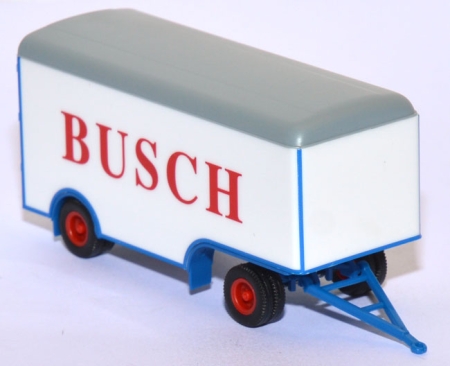 Roman Diesel Zugmaschine mit Kofferanhänger Zirkus Busch blau