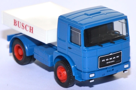 Roman Diesel Zugmaschine mit Kofferanhänger Zirkus Busch blau