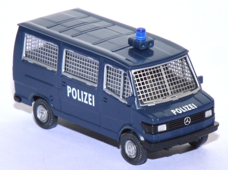 Mercedes-​​Benz 207 D Bus Polizei saphirblau