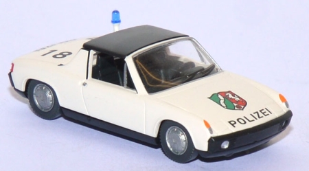 VW Porsche 914 Polizei NRW 4418 weiß