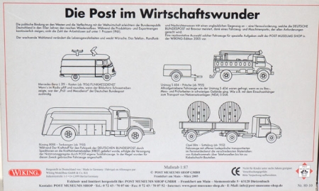 Die Post im Wirtschaftswunder - Edition 2005 - PMS